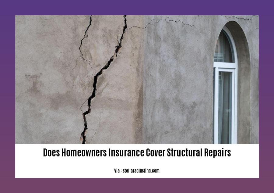 does homeowners insurance cover structural repairs