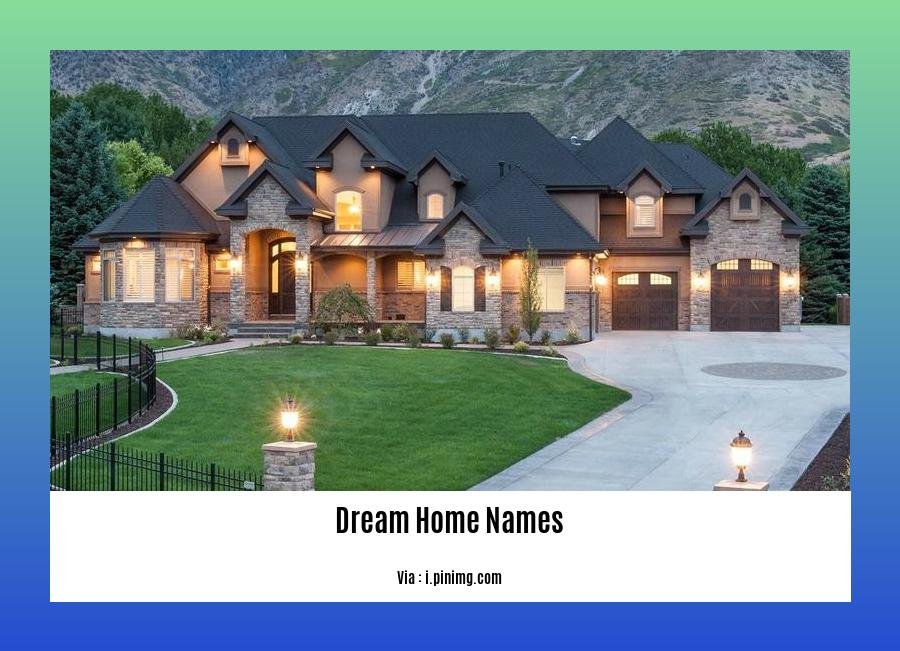 dream home names