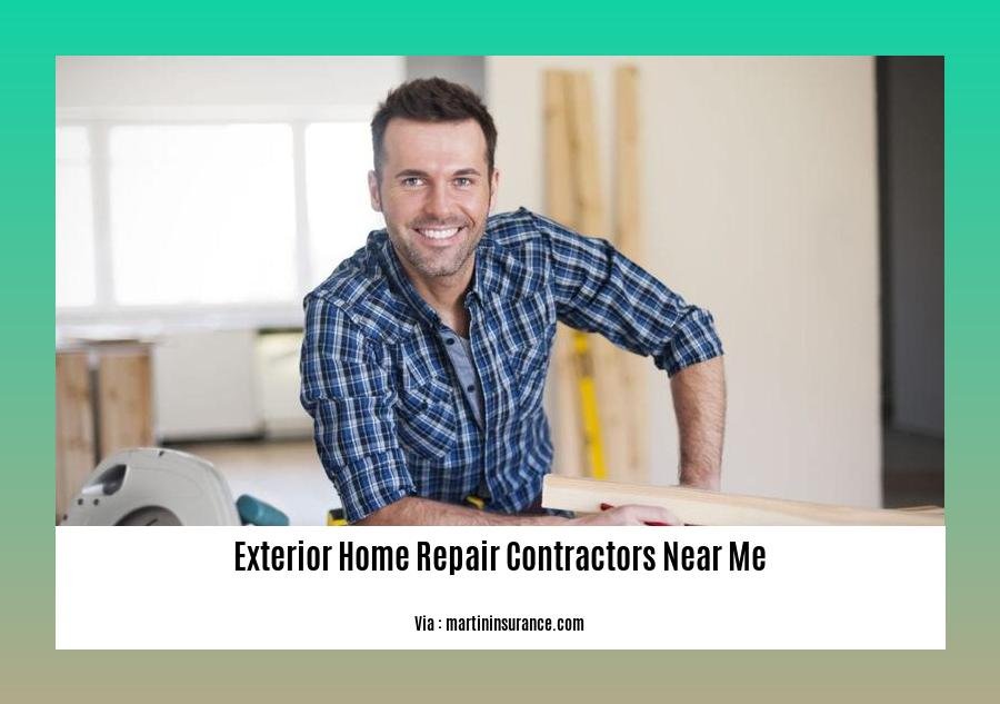 exterior home repair contractors near me