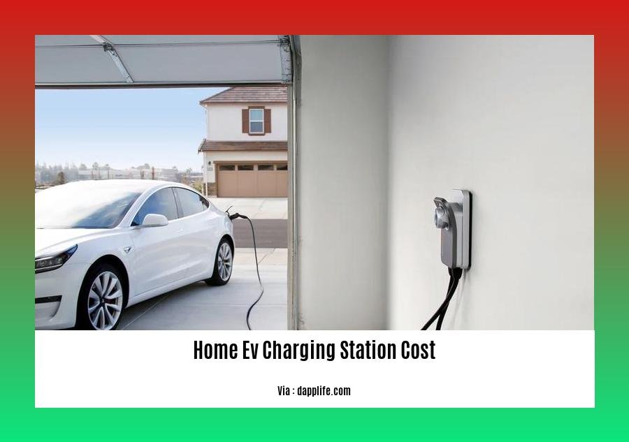 home EV charging station cost