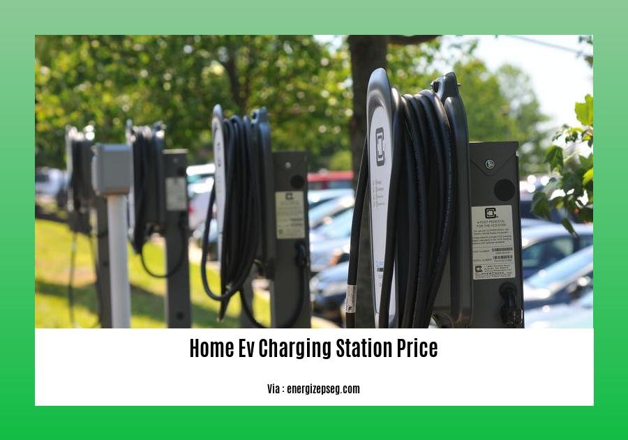 home EV charging station price