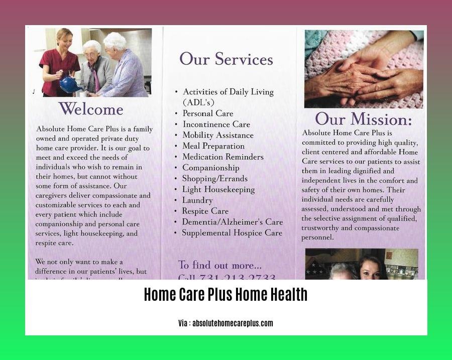 home care plus home health