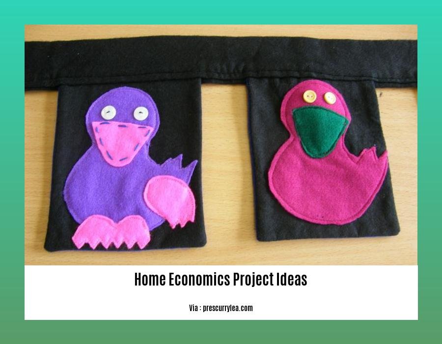 home economics project ideas
