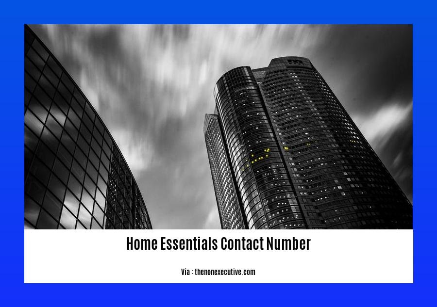home essentials contact number