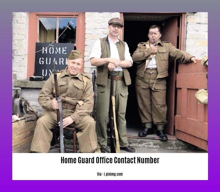 home guard office contact number