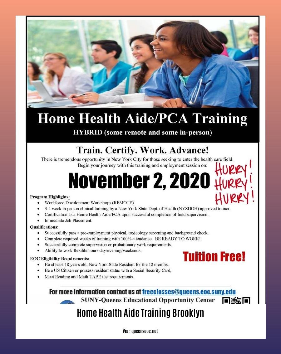 home health aide training Brooklyn