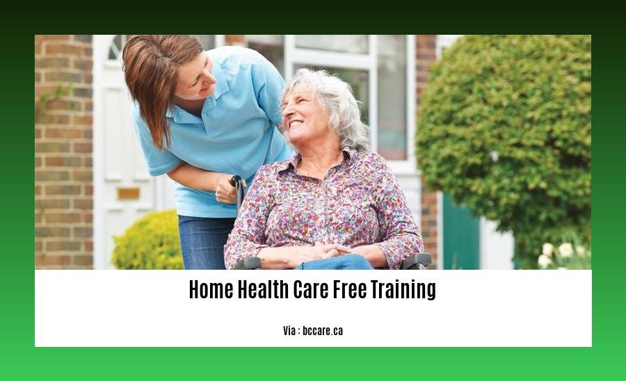 home health care free training