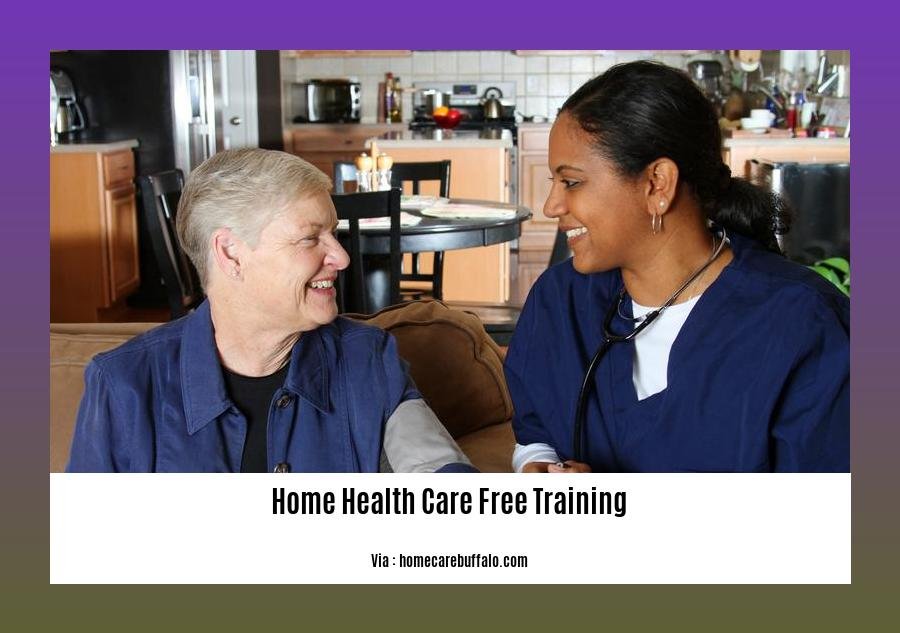 home health care free training