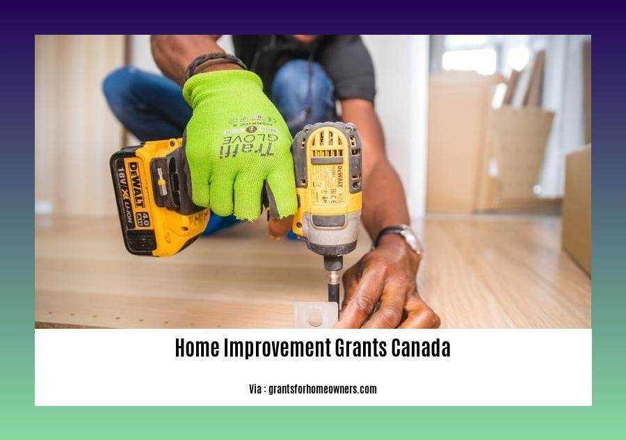 home improvement grants canada