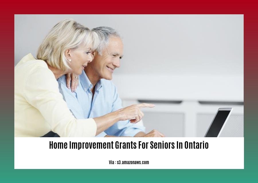 home improvement grants for seniors in ontario