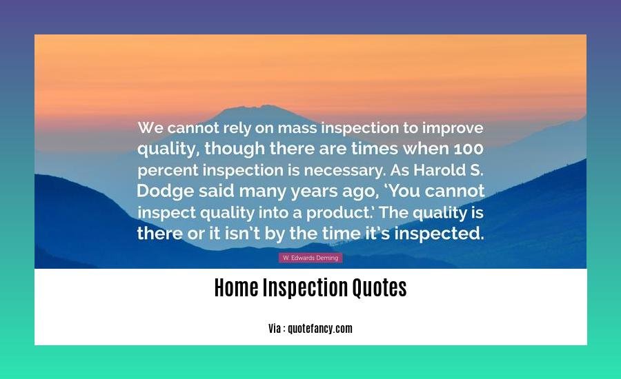 home inspection quotes
