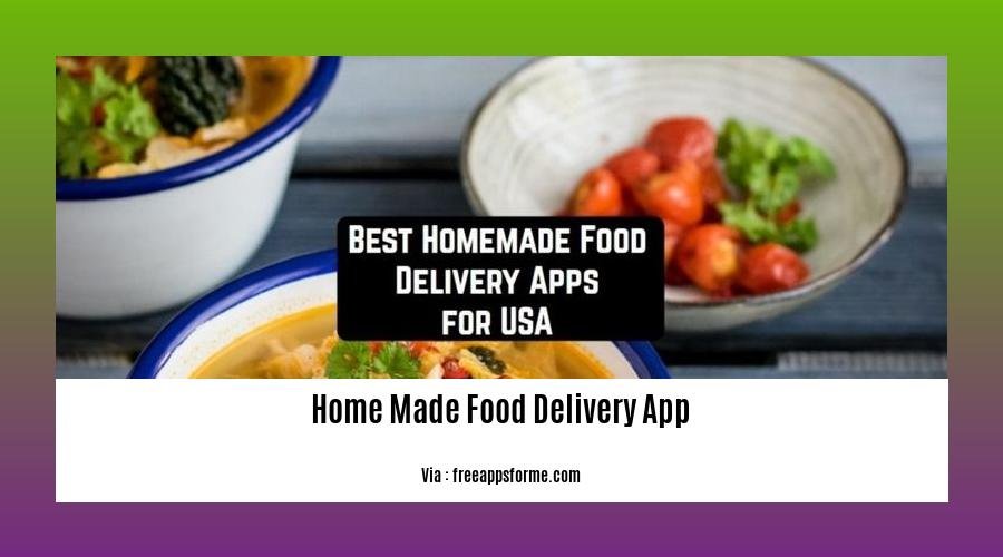 home made food delivery app