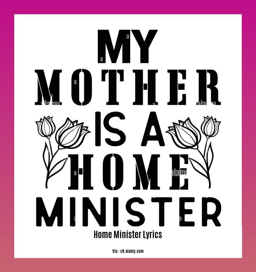 home minister lyrics