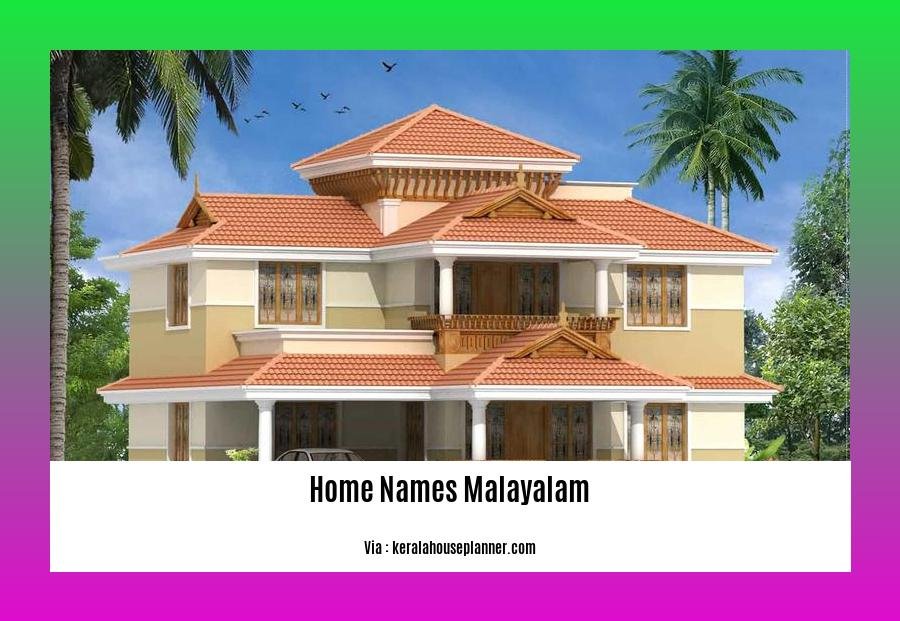 home names malayalam