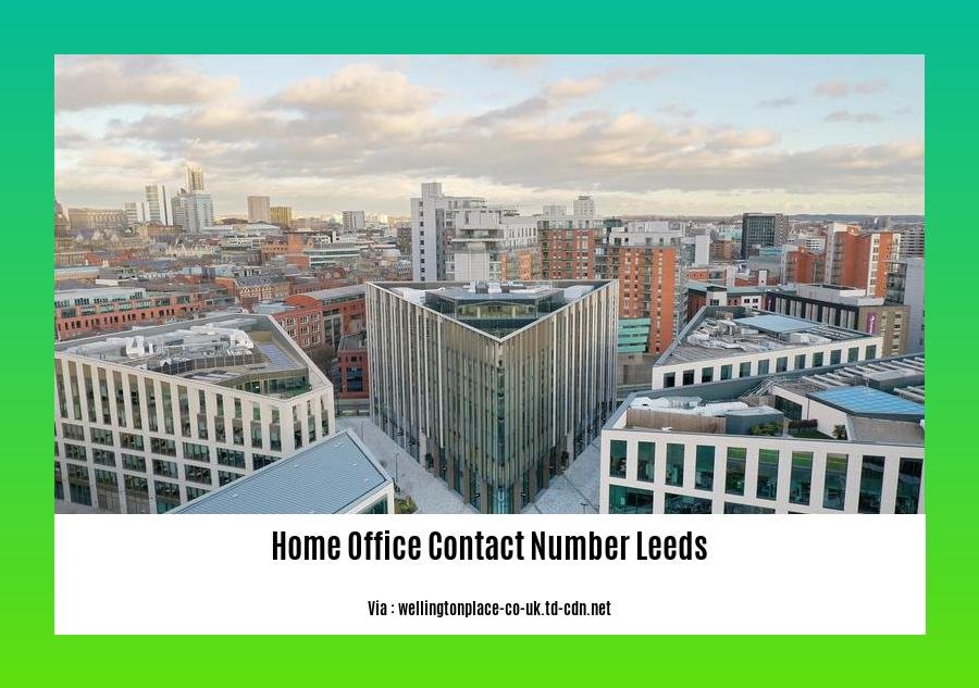 home office contact number leeds