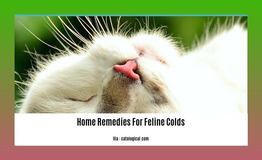 home remedies for feline colds