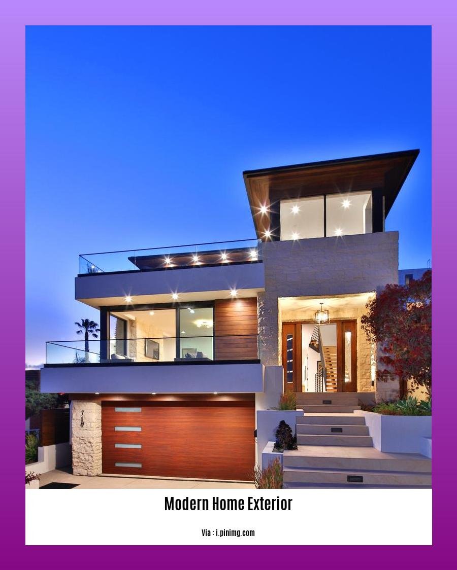 modern home exterior