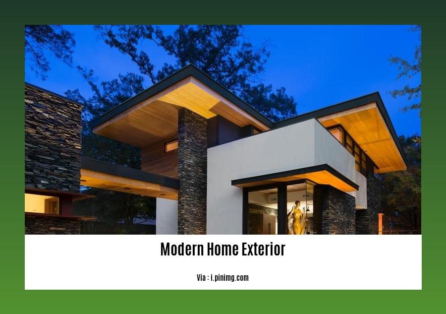 modern home exterior