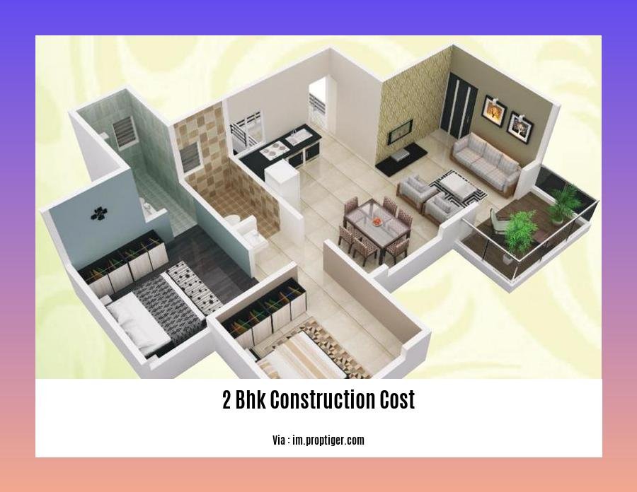2 bhk construction cost