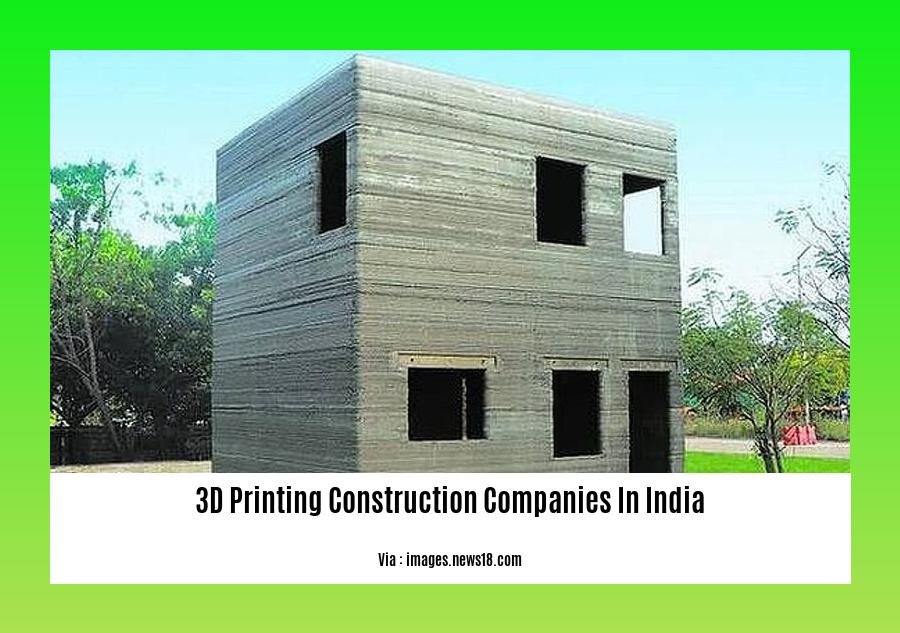 3d printing construction companies in india