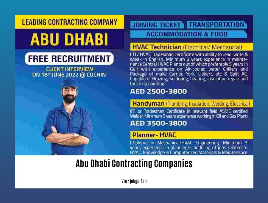 abu dhabi contracting companies