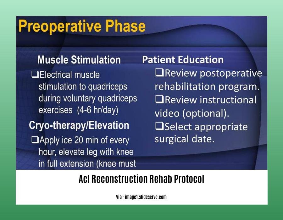 acl reconstruction rehab protocol