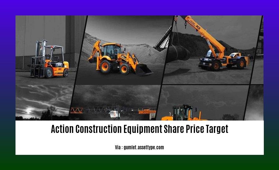 action construction equipment share price target