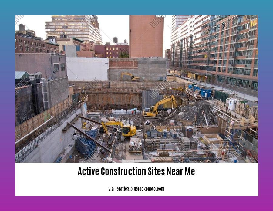 active construction sites near me