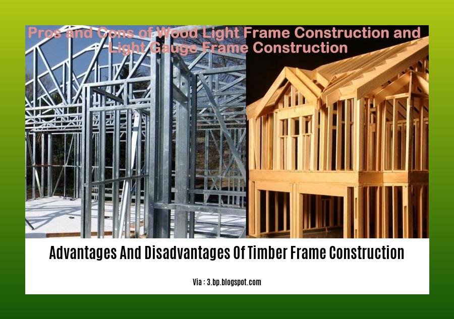 Advantages and Disadvantages of Timber Frame Construction A