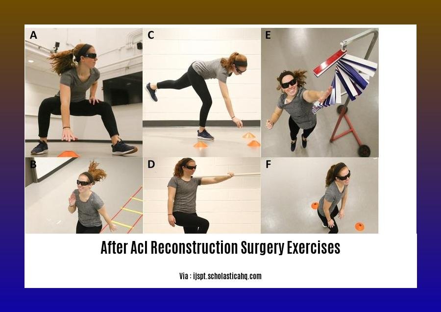 after acl reconstruction surgery exercises