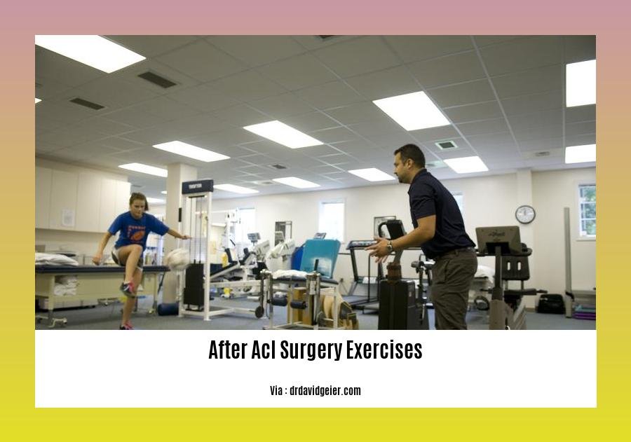 after acl surgery exercises