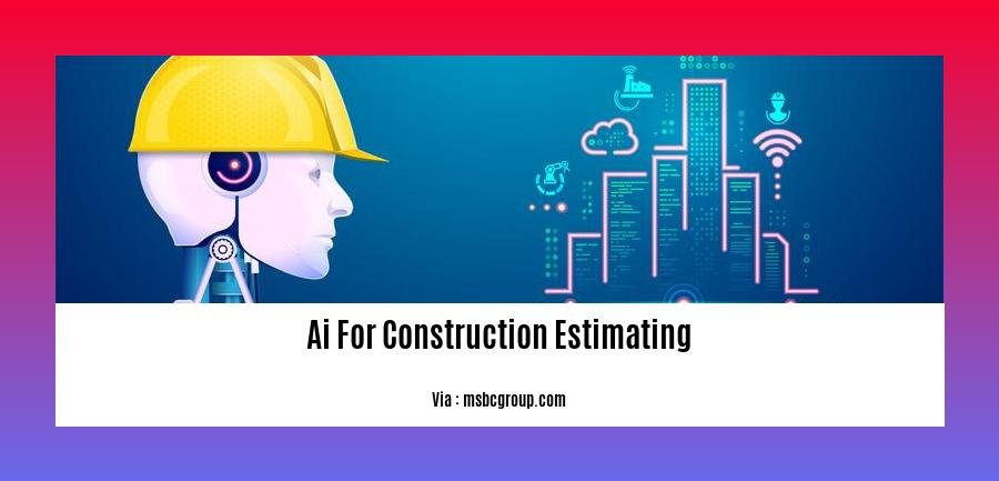 ai for construction estimating