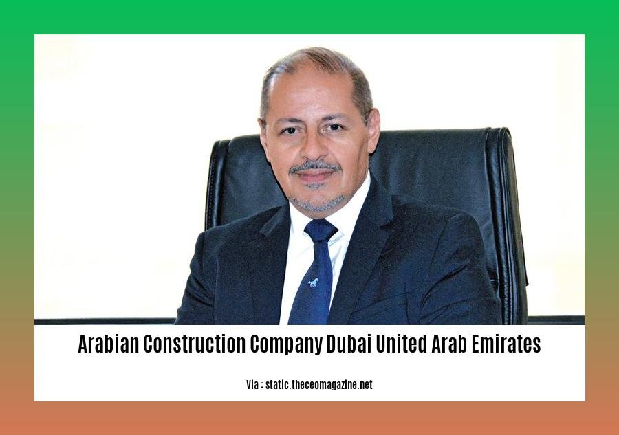 arabian construction company dubai united arab emirates