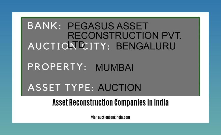 asset reconstruction companies in india