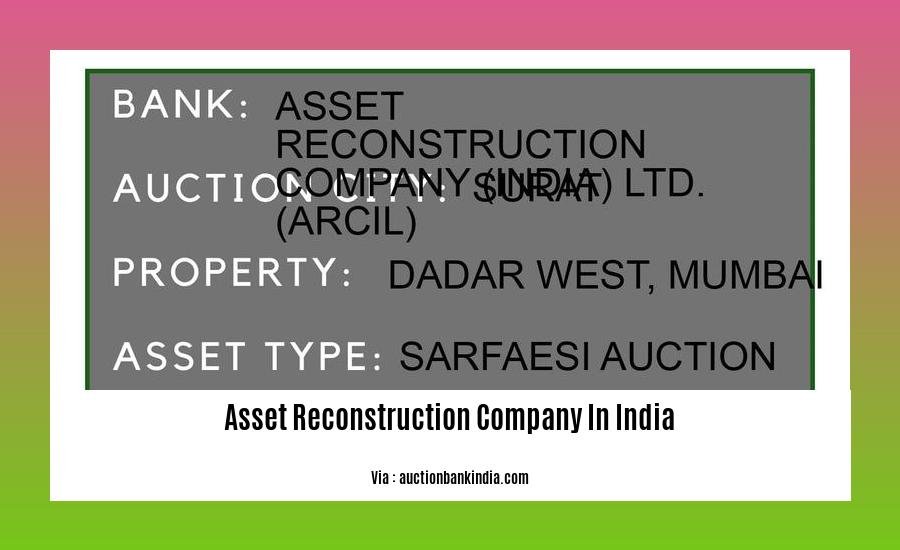 asset reconstruction company in india