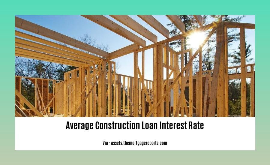 average construction loan interest rate