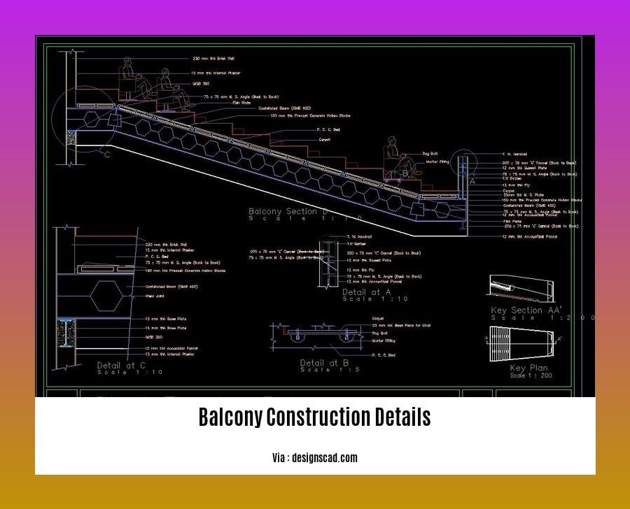 balcony construction details