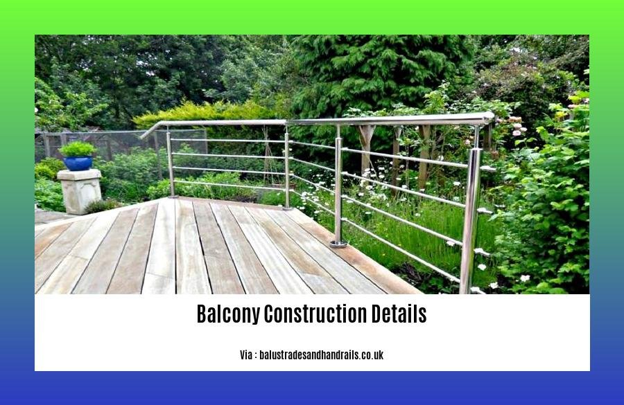 balcony construction details