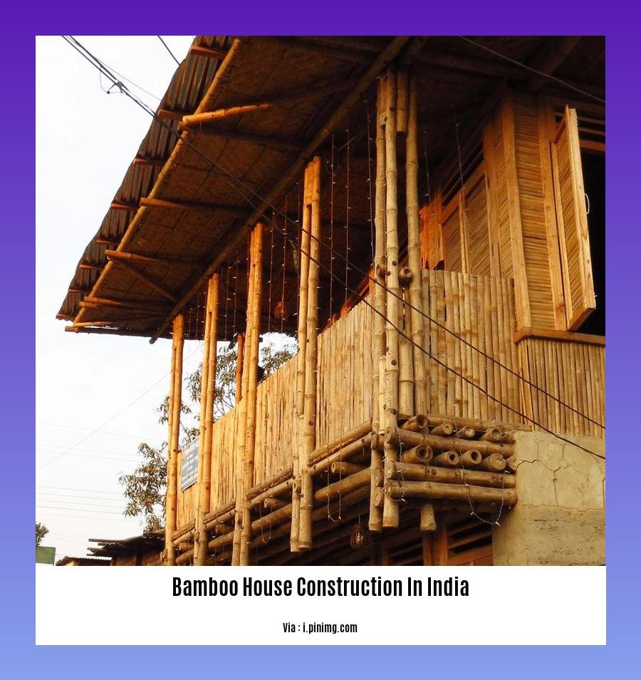 bamboo house construction in india