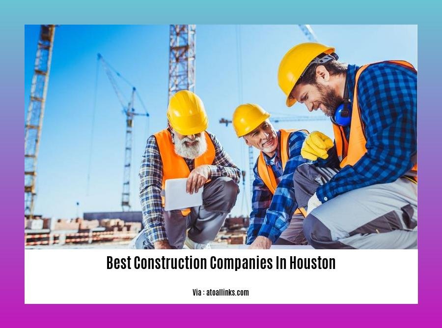 best construction companies in houston