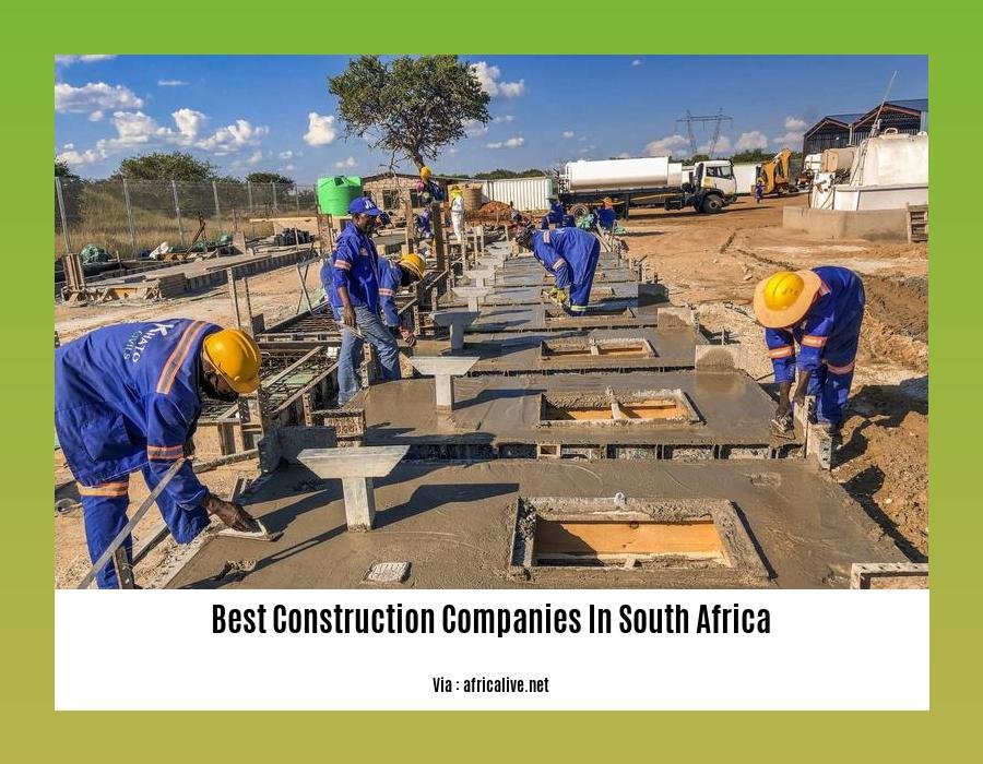 best construction companies in south africa