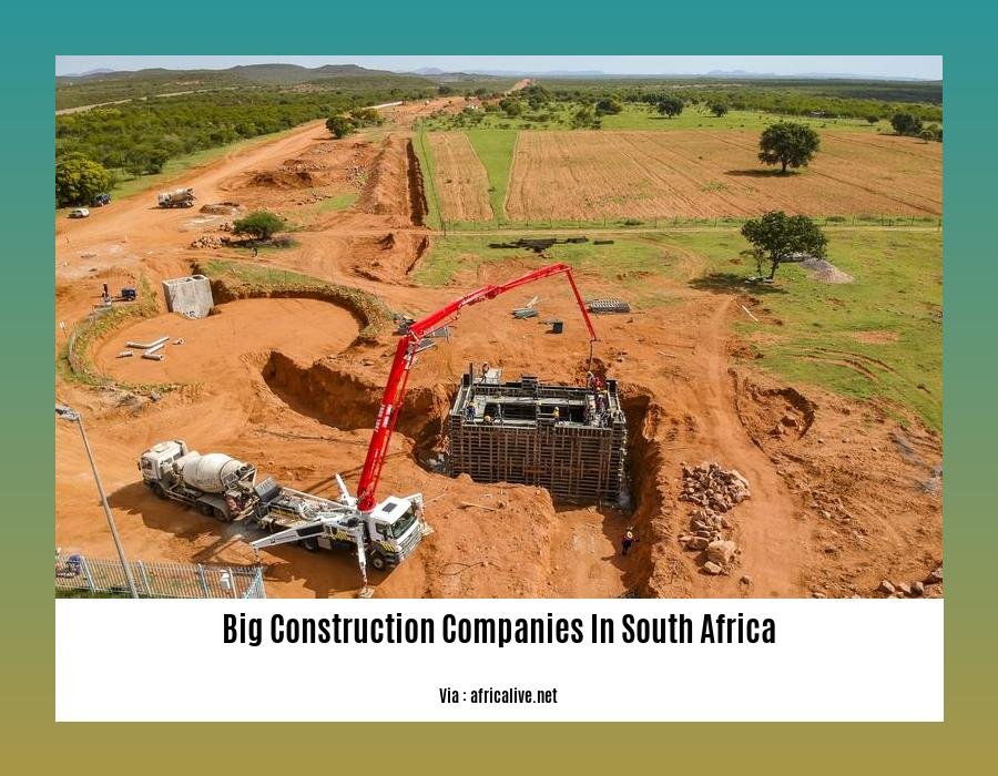 big construction companies in south africa