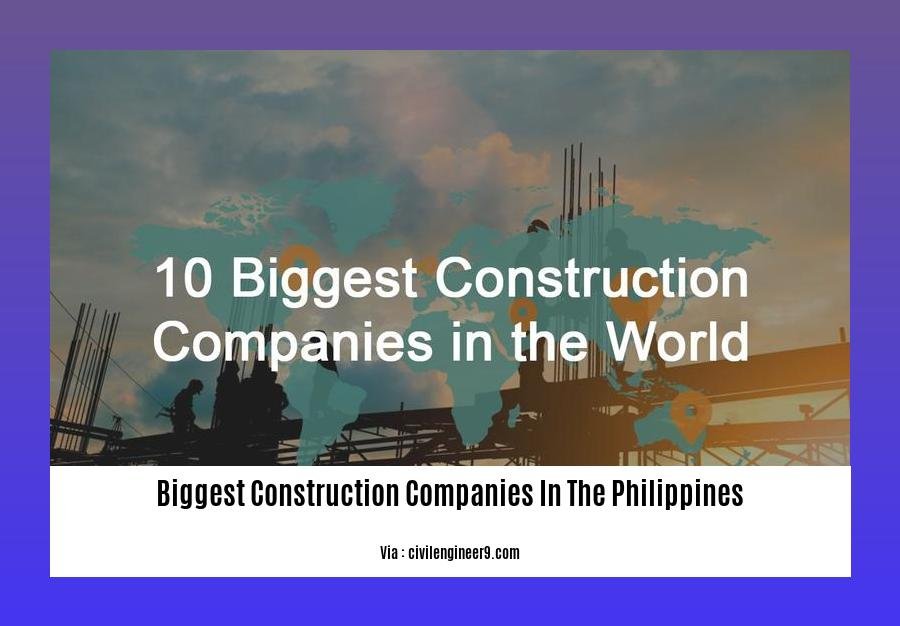 biggest construction companies in the philippines