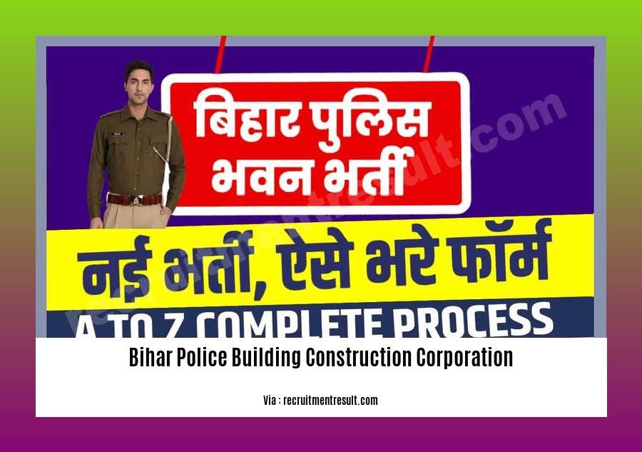 bihar police building construction corporation