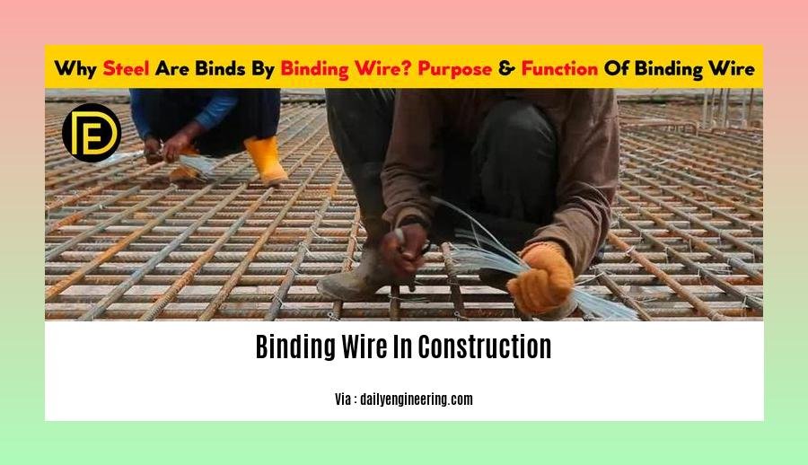 binding wire in construction