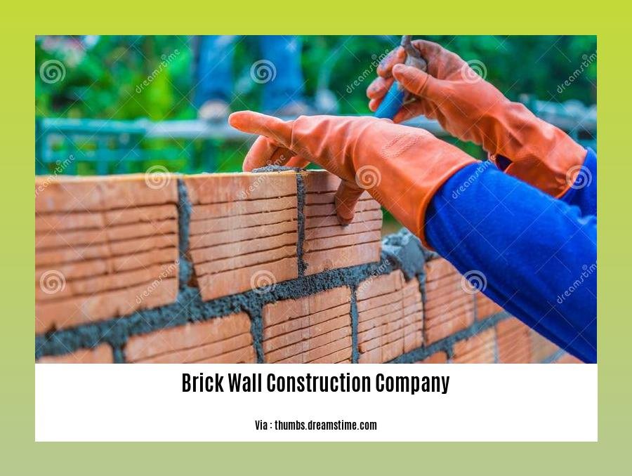 brick wall construction company