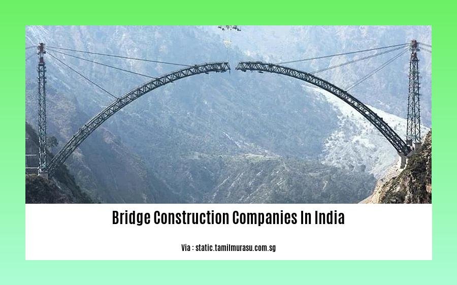 bridge construction companies in india