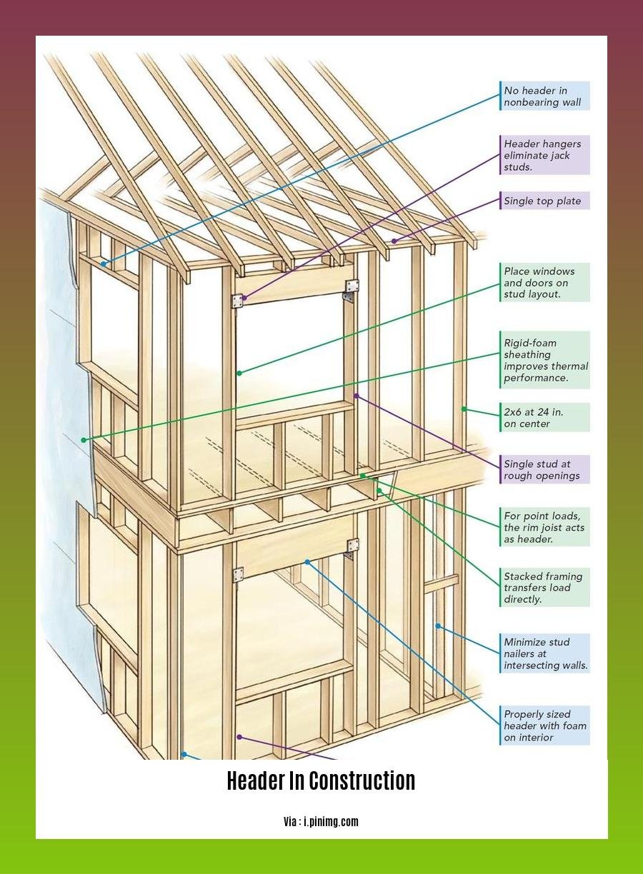 header in construction