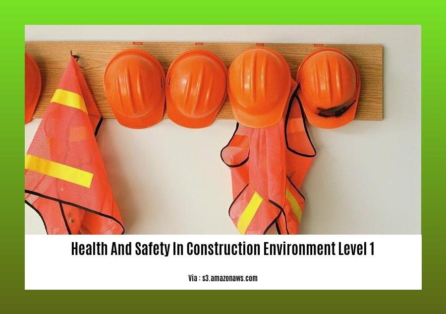 health and safety in construction environment level 1