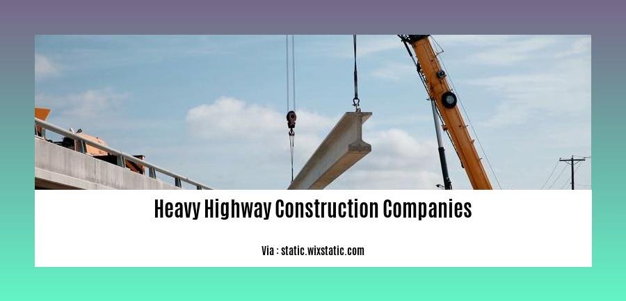 heavy highway construction companies